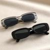 2pcs UV400 Protective Glasses Rectangle Frame Sunglasses For Women Men Candy Color Y2K Fashion Sun Glasses Outdoor Eyewear