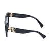 Miu Miu Logo Design Cat Eye Sunglasses Women sunglasses Black SMU01YF-1AB5D1