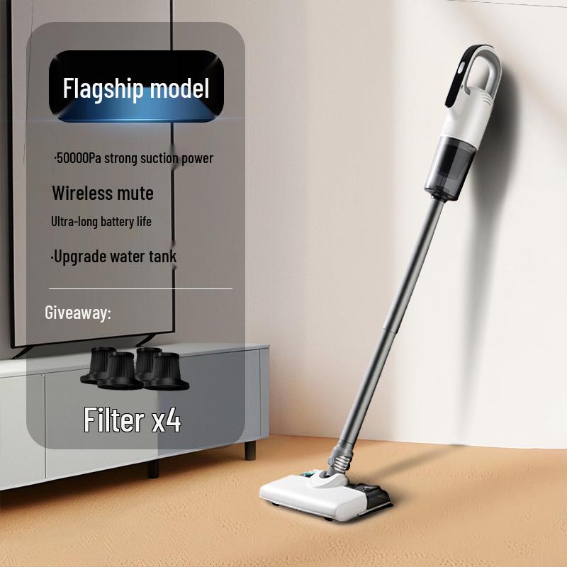2025 Suction Wireless Vacuum Cleaner: Multifunctional Sweeping & Mopping with Water Tank, Handheld Design.