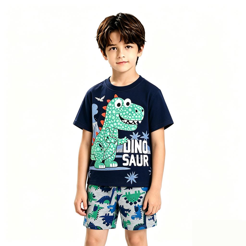 Boys' Short Sleeve T-Shirt Summer Fashion Tee for Casual Everyday Wear