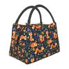 Cute Woodland Foxes Thermal Lunch Bag for Women Girls Kids Reusable Insulated Lunch Box for Work Picnic Travel School Gifts