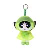 Portachiavi Peluche Powerpuff Girls - Ciondolo Carino Cartone Animato Bubbles Regalo di Compleanno