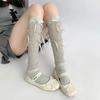 New Kawaii Bowknot Knee High Socks Thigh High Stockings Cute Long Socks Stockings Women Lolita Jk Japanese Style Thigh High Sock