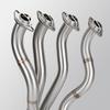 ZX6R Motorcycles: Stainless Steel Front & Mid-Section Exhaust Pipe for Mid-Section Connection To Original Exhaust.