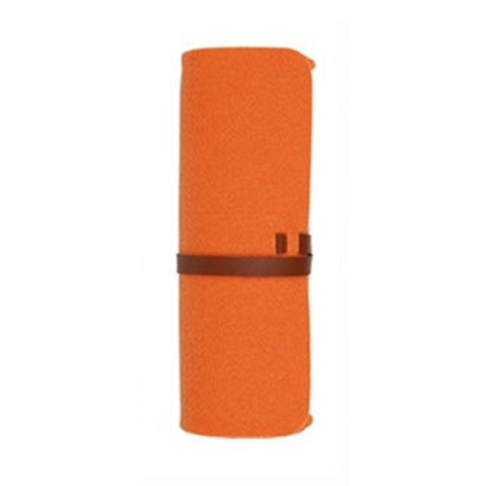 Felt Roll Pen Bag Portable Large Capacity Stationery Pouch Creative Strap Pencil Case Storage Bag For Girls Boys