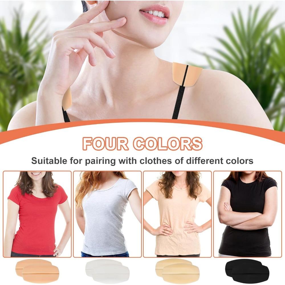 Shoulder Protector Pads for Bras – Reusable Silicone Bra Strap Cushions, 1 Pair Comfort Relief for Women