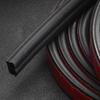 1 Roll Car Door Sealing Strip Noise Reduction Windproof Water-Resistant Self Adhesive Strong Stickiness Easy To Install Auto Door Rubber Seal Strip
