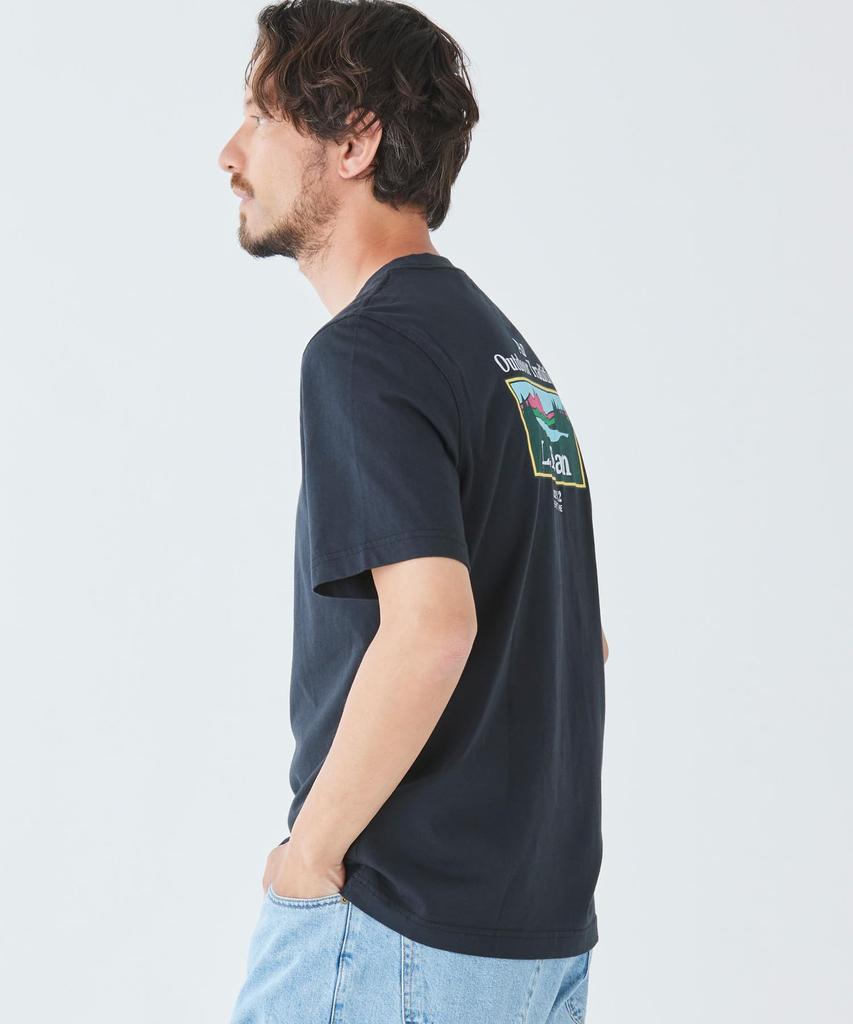 LL Bean Japan Fit Carefree Unshrunkable Short Sleeve Size Japan Navy 1000276421 Men's Tee, Graphic, 1, Fit, Medium, Blue,