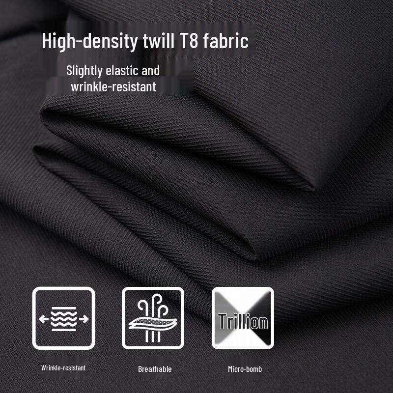 Camel Men's Straight-Leg Anti-Wrinkle Casual Pants