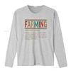Farming Noun Definition Funny Farmer Farm Lover S T Shirt Vintage Washed Soft Designer Clothes Unisex Homme