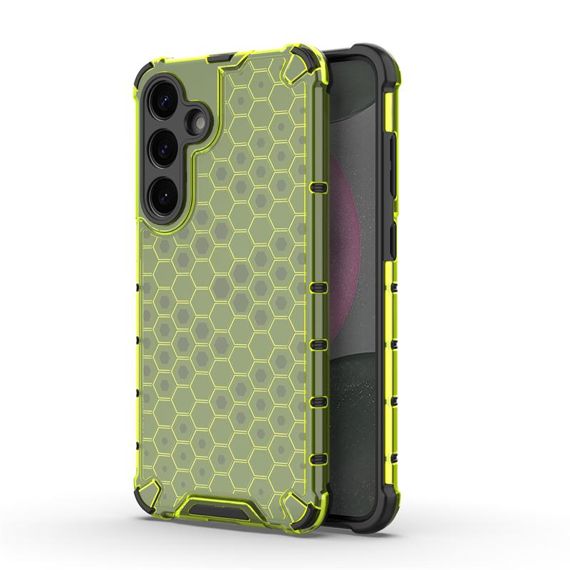 Shockproof Transparent Case For Samsung Galaxy S25 Plus Honeycomb Armor Case Samsung S25 Plus Cover For Samsung S25 Plus Case