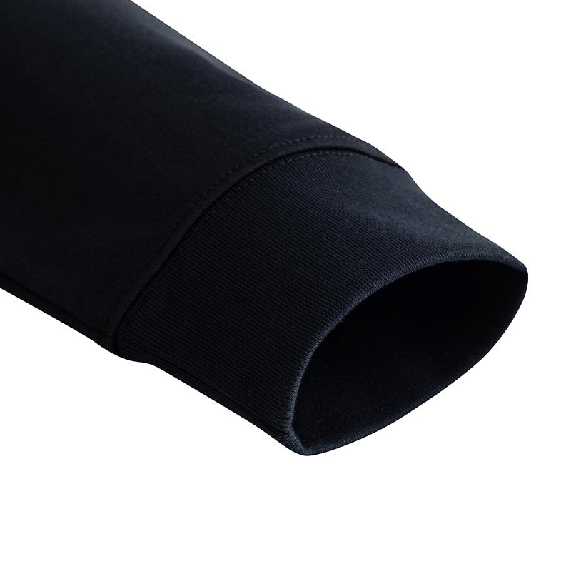 Anta Autumn Youth Campus Style Hoodie Men Tops Black 952548718N-6