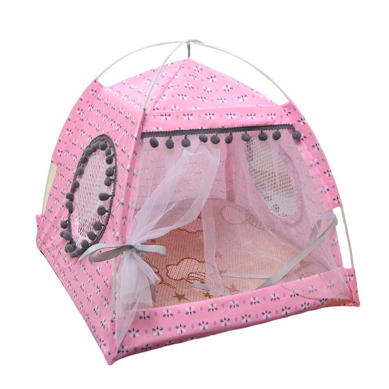 Pet Tent Cool in Summer Foldable Removable Cat Nest Small Pet Cat and Dog Universal Nest Dog Supplies