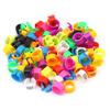 100 Pezzi Anelli per Zampe di Uccelli Clip in Plastica per Anelli per Zampe di Uccelli Piccione Quaglia Anello per Zampe Portatore di Animali da Fattoria Accessori per Piccioni Forniture per Uccelli