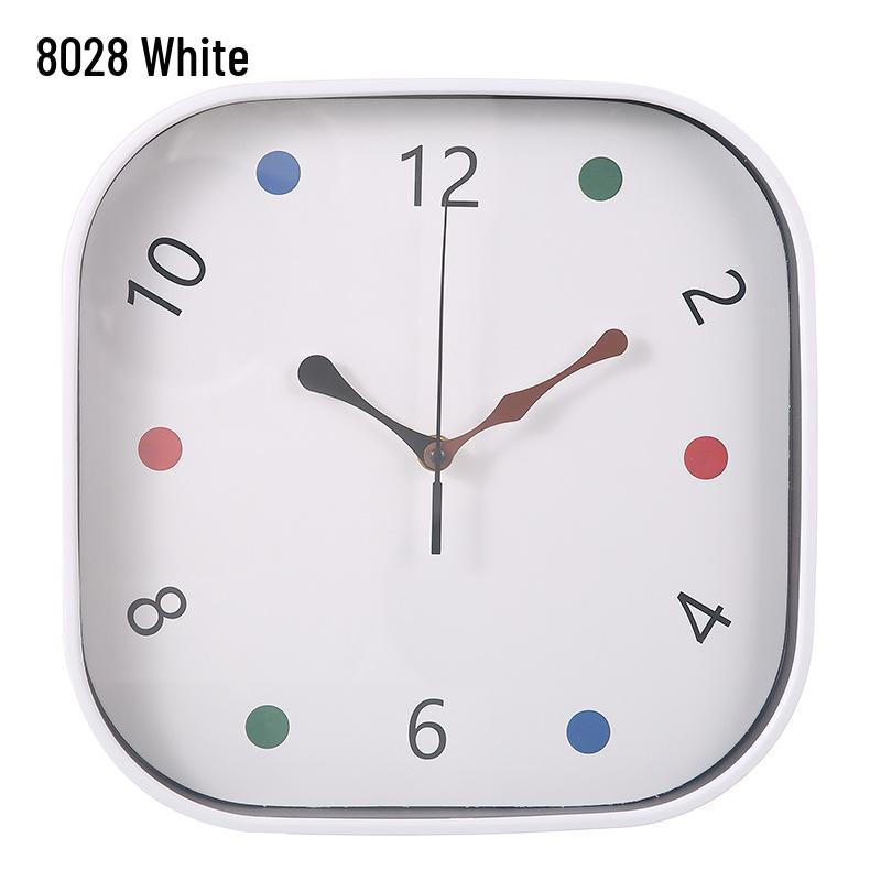 Round Luxury Wall-Mounted Clock for Living Room, Bedroom, Hotel Decoration