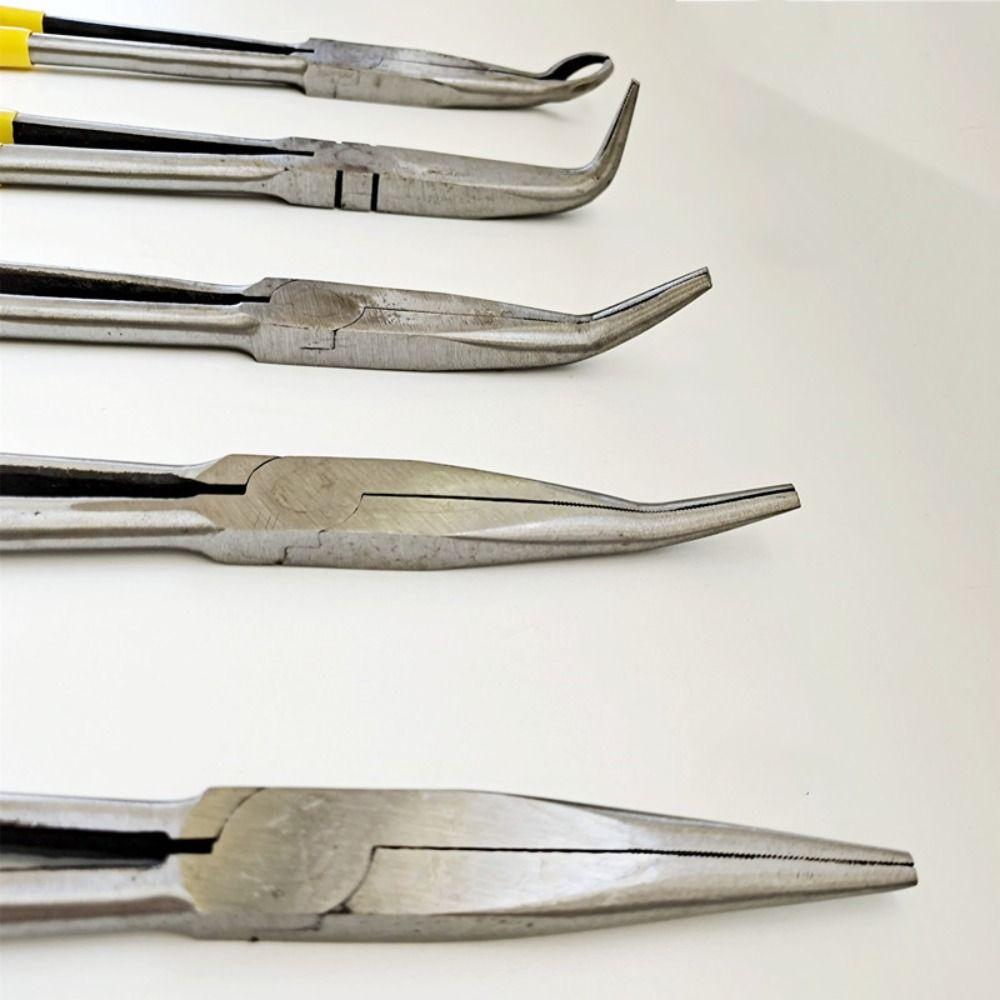 DIY Spanner Clips Mechanic Equipment Wire Removal Pliers Multi-functional Extra Long Nose Pliers