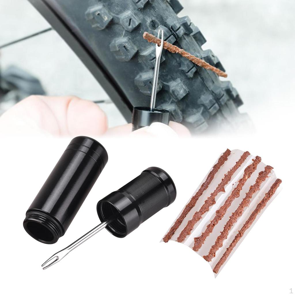Bike Tubeless Tire Tyre Repair Kit Puncture or Flat Tool Fit for