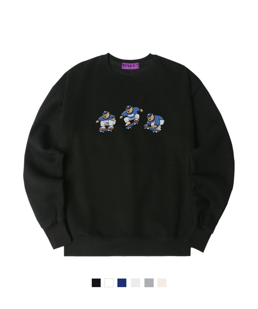 NUHABIT N/H Ollie Oversized Fleece-Lined Sweatshirt (Gom4-6Nh1372)