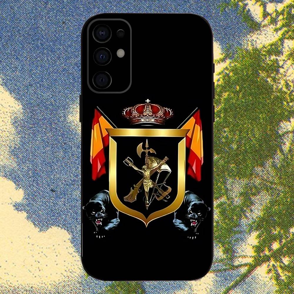 Spanish Legion Phone Case For Samsung S25,S24,S21,S22,S23,S30,Ultra,S20,Plus,Fe,Lite,Note,10,9,5G Black Cover