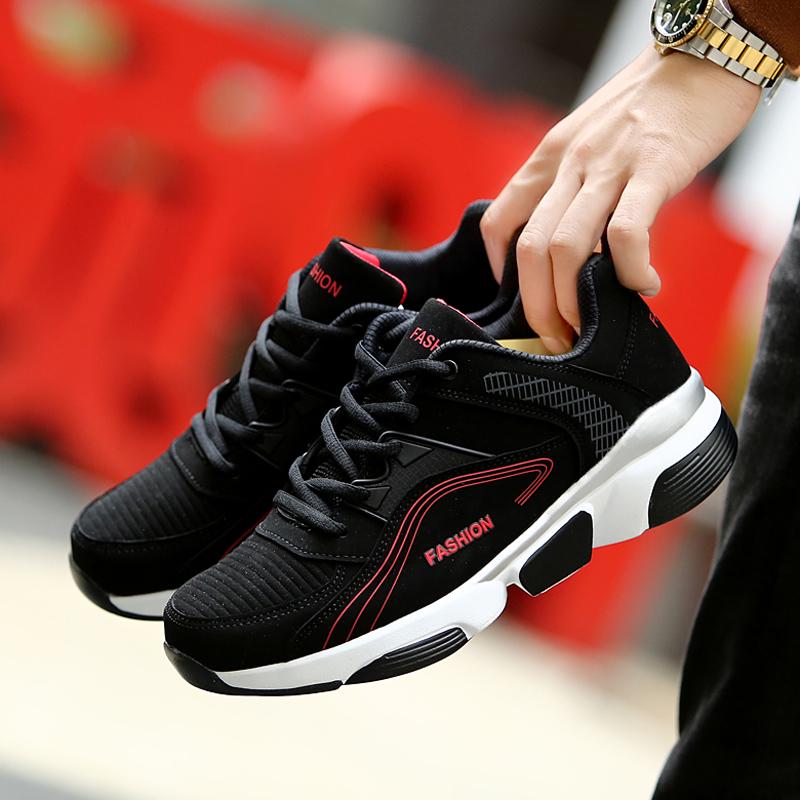 Fashion New Casual Thick Bottom Men's Sports Shoes Anti-Slippery Waterproof Male Sneakers Outdoor Walking Jogging Athletic Shoes Big 48