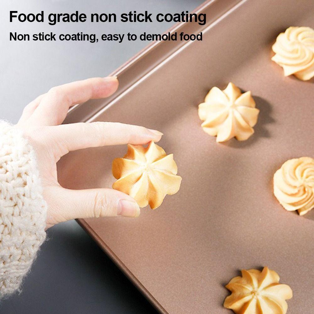 Nonstick Oven Baking Pan 22.2cm/28.5cm Bakeware Pans Gold Bake Mold