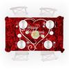 Valentine's Day Table Cloth Rectangular Tea Table Cover Dining Home Decor