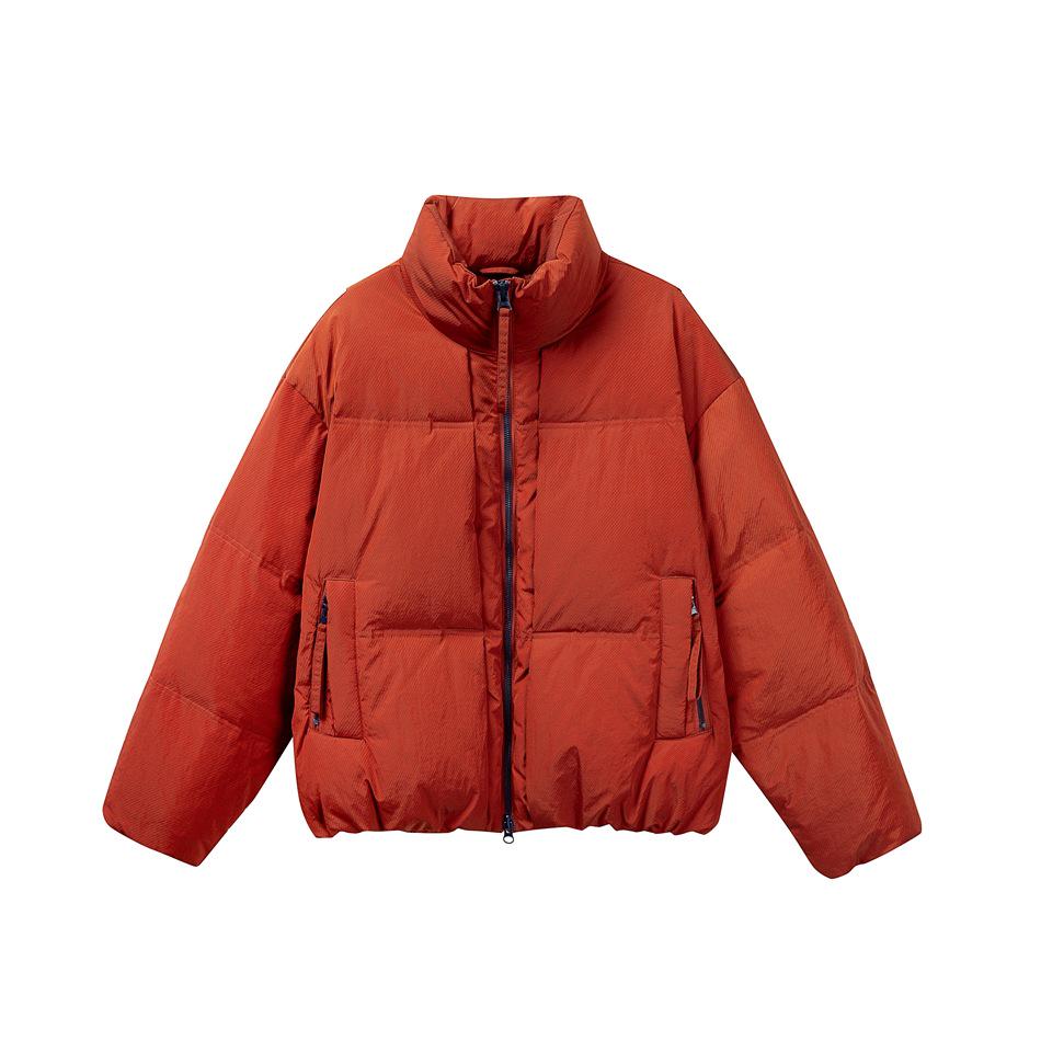 BLACKARMADA Unisex Winter Camping Stand-Up Collar White Duck Down Jacket MY6818