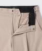 MUSINSA STANDARD Wide Bermuda Hidden Elastic Waist Half Slacks [Light Beige]