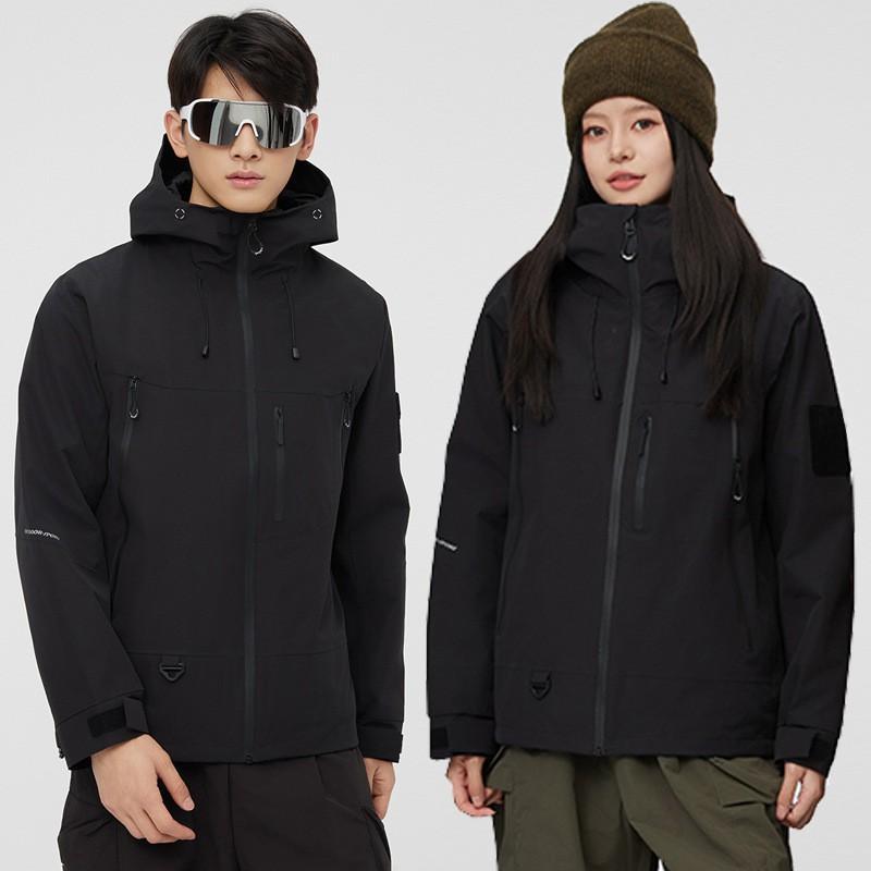 3-in-1 Waterproof Windproof Hiking Jacket With Removable Fleece Liner Men Women Winter Outdoor