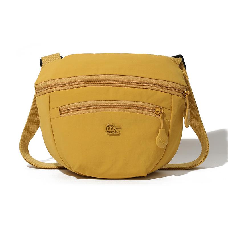 

Холщовая сумка женская летняя новая модная нишевого дизайна на плечо, сумка-мессенджер, сумка-седло жёлтый