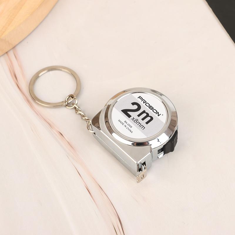 Mini Small Portable Tape Measure Portable Key Chain 2 M Ruler Household Steel Tape Measure