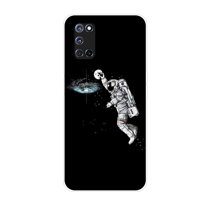 For Coque OPPO A52 Case A 52 Cute Painting Soft TPU Silicon Back Cover For OPPO A72 2020 A 72 Phone Cases For OPPO A52 A92 Capa