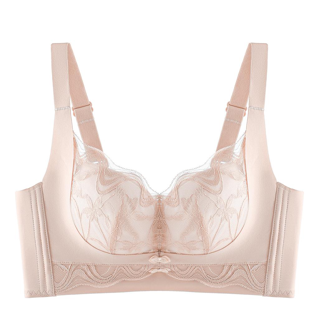 The New Thin Cup Lace Sexy No Steel Ring Bra Gathers and Collects the Universal Paper Cup.