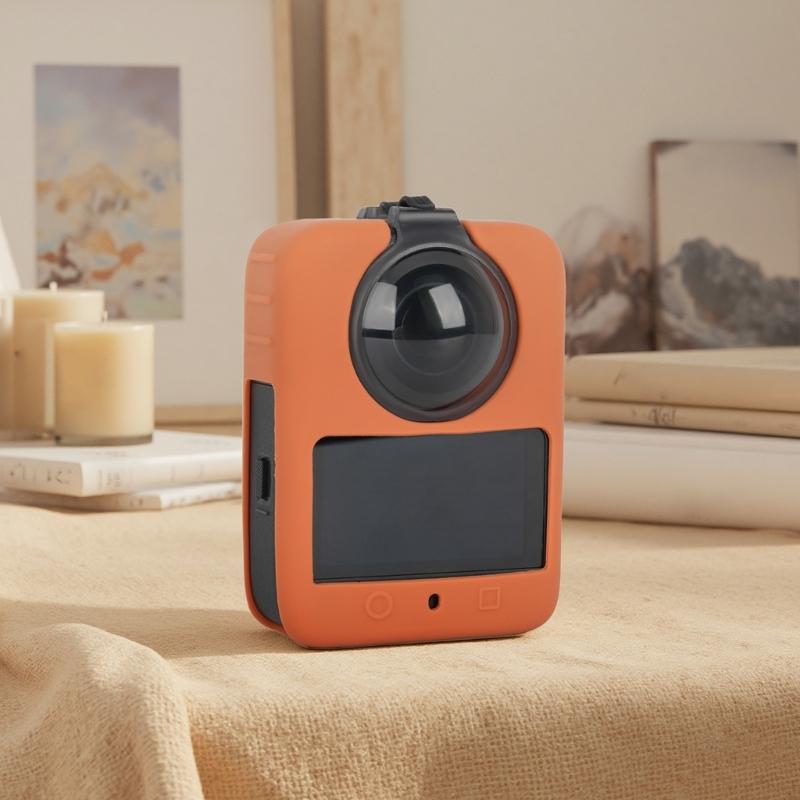 Portable Camera Lens Cover with Quick Detach Function for 360 Cameras Lens Enhanced Protections During Outdoor Activity