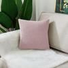 Waterproof Solid Color Jacquard Pillow Cover for Sofa Office Waist Cushion Cover Home Decorative Pillowcase Decoration 45x45