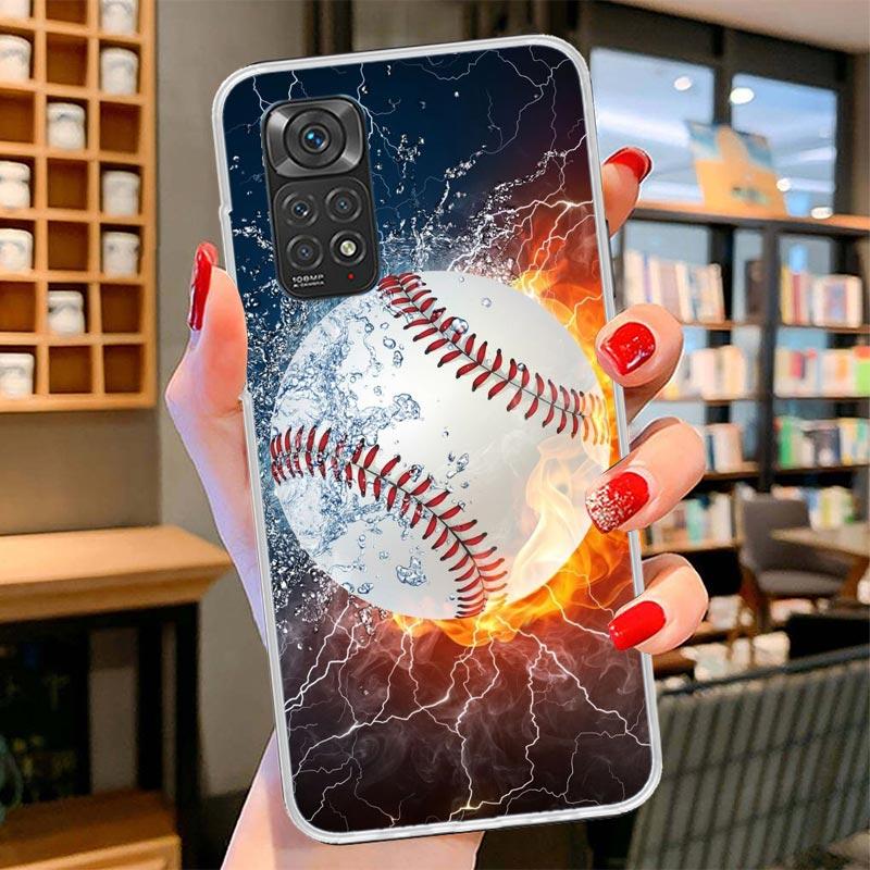 

Baseball Sport Cover Phone Case For Xiaomi Redmi Note 15 14 13 12 11 10 Pro Plus 14S 12S 11S 11T 11E 10S Soft Fundas Shell Redmi Redmi Note 15 Pro 4G