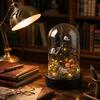 Halloween Night Light Haunted House Light Glowing Ghost LED Table Lamp for Desktop Party Spooky Desk Decor Bedroom Festive Home Ornament Room