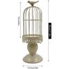Retro Shabby Candle Holder, Decorative Birdcage Candle Holder Vintage Metal Candlestick for Wedding ,Party Vintage Gothic Decor,Victoriana Decor