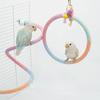 Paw Grinding Parrot Hanging Clip Colored Parrot Standing Stick Parrot Birds Cage Toy Training Toys