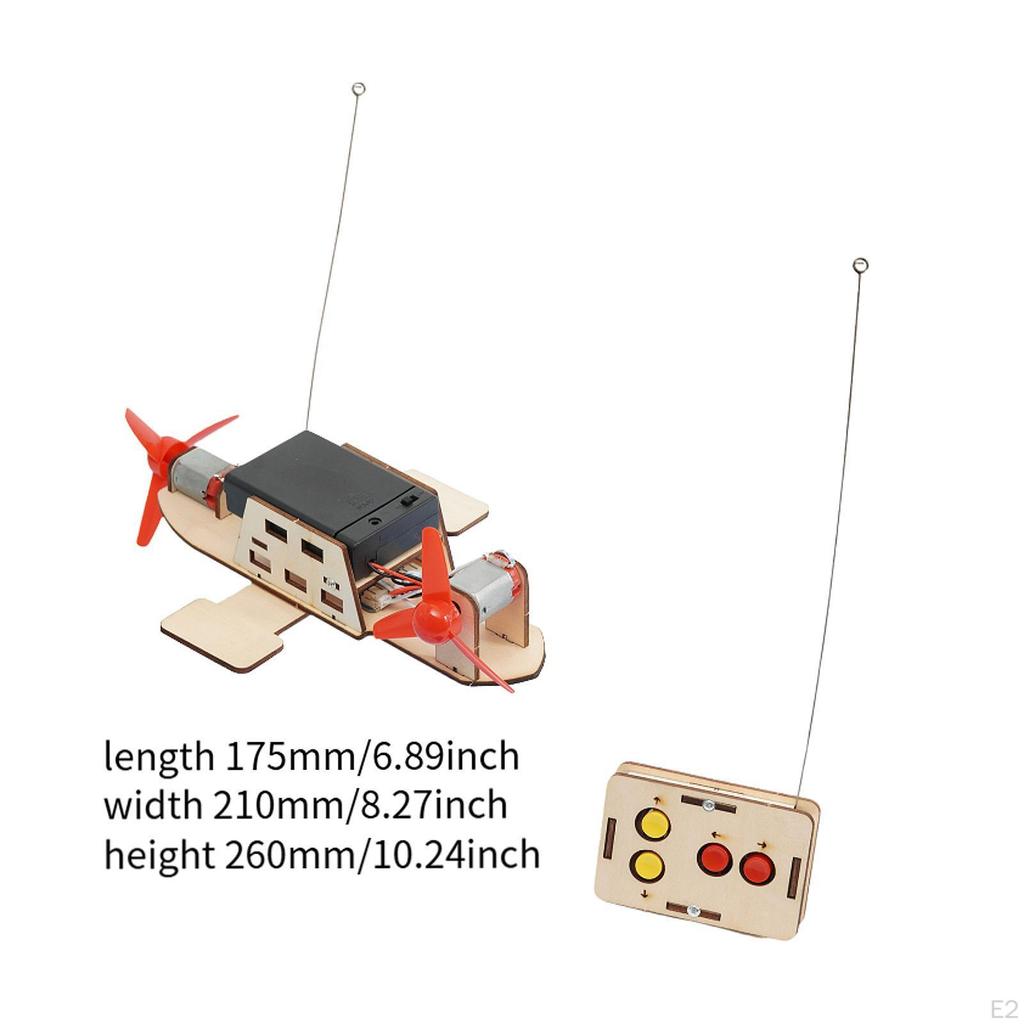 DIY RC Boat Kit Educational Science Experiment for Children Toddler Boys