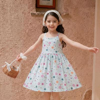 Girls' Fashionable Dress For Children - Princess-style Halter Dress For Kids