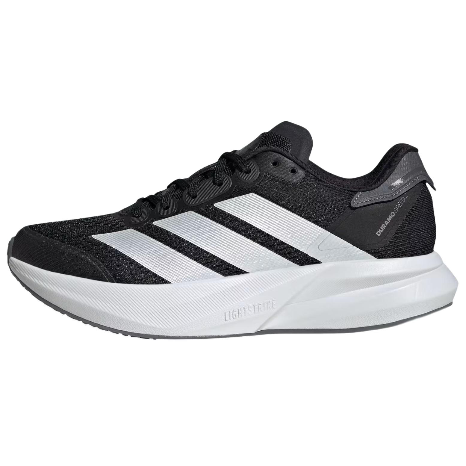 Adidas Duramo Speed 2 Comfortable Fashion Mesh Non-Slip Durable Low-Top Running Shoes Women sneaker Black IH8211 36