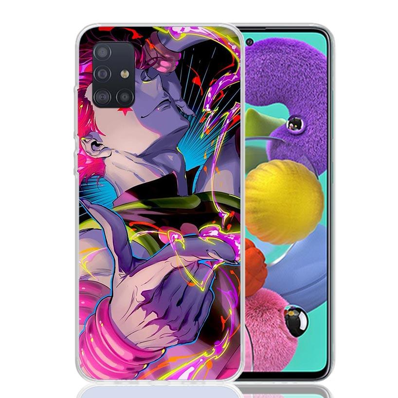 Huner X-Hunters Hisoka Phone Case For Samsung Galaxy A52 A32 A22 A12 A02S A50S A30S A51 A31 AA71 Note 20 Ultra 10 S10 Plus Galax