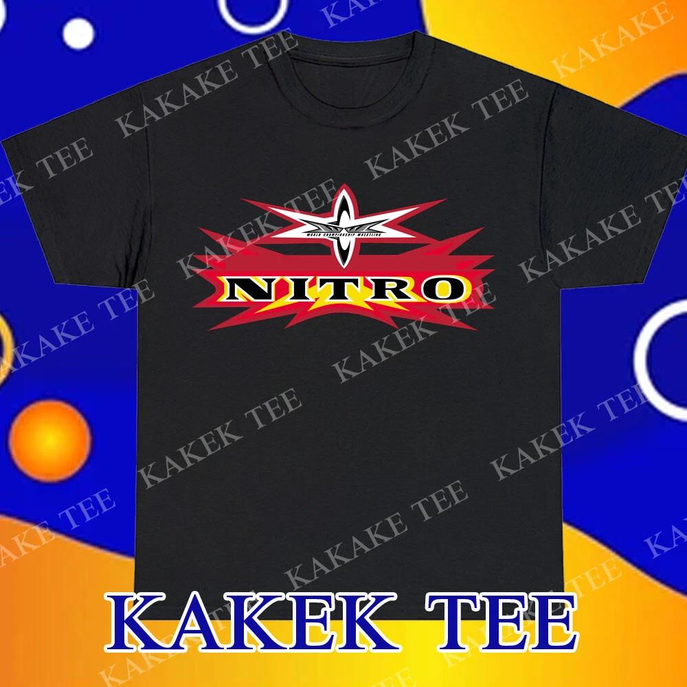 New WCW Monday Nitro Logo world championship Logo T-Shirt Funny Size S to 5XL XXXXL