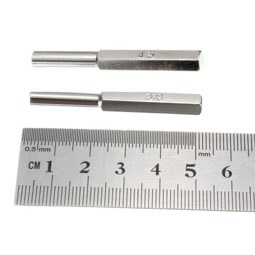 TSUCIA Screwdriver, Special Screwdriver, Precision Screwdriver, Hexagonal, 3.8mm, 4.5mm, 2 Pieces (Set of 2)