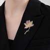Graceful Alloy and Enamel Crabapple Brooch Pin for Women Fashionable Corsage Jewelry Accessory for Dresses and Bags
