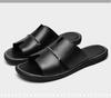 2024 Summer Trendy Plus Size Men's Genuine Leather Flip-Flops: Casual Beach Sandals in Sizes 45-47