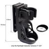 Tactical Flashlight Holster with Lever Side Lock System Set General Torch Set 360° Rotating Plastic Torch Set Set Quick Unplug