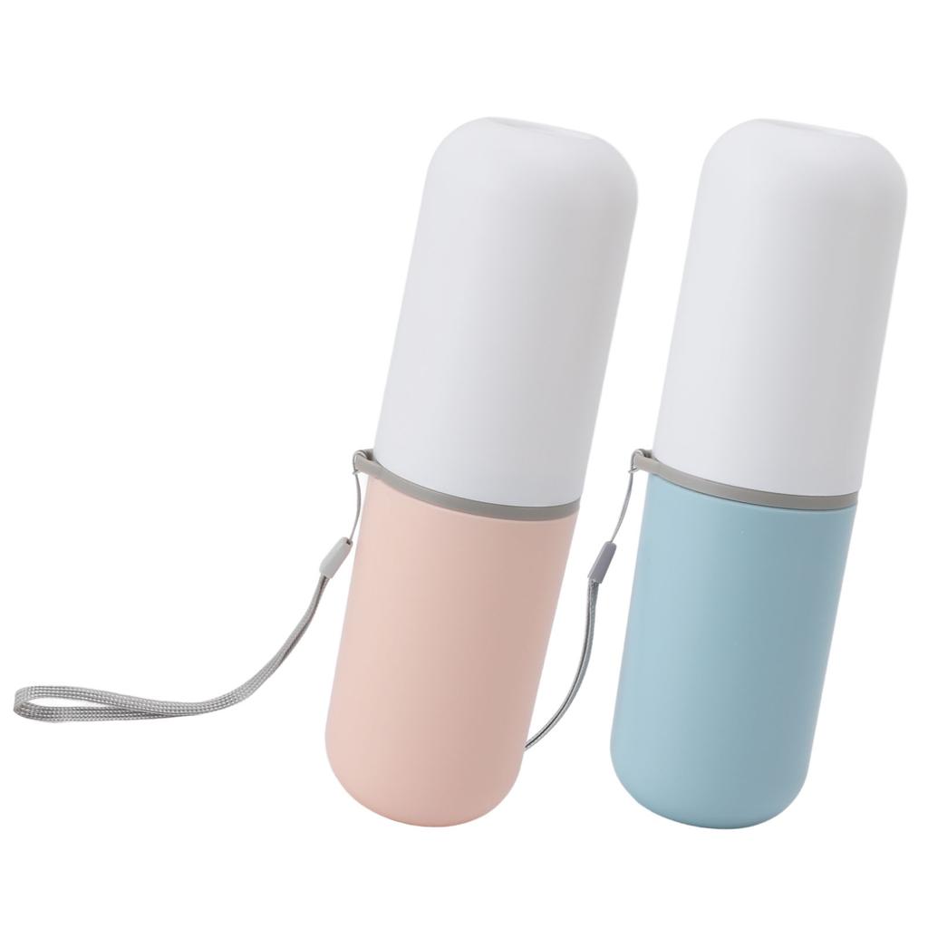 Travel Toothbrush Holder Case Plastic Multifunctional Portable Toothbrush Cup Case