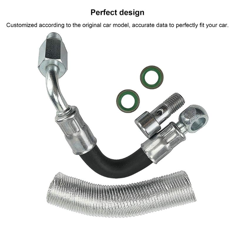 Turbocharger Water Pipe Tube Oil Line Feed Pipe Tube Hose For 55568031 55571900 Dropship